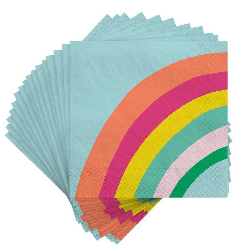 30ct Lunch Napkin Rainbow - Sun Squad™