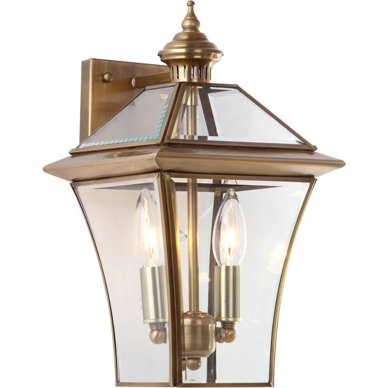 Outdoor LED Wall/Pillar Light Yellow/White - Techko Maid