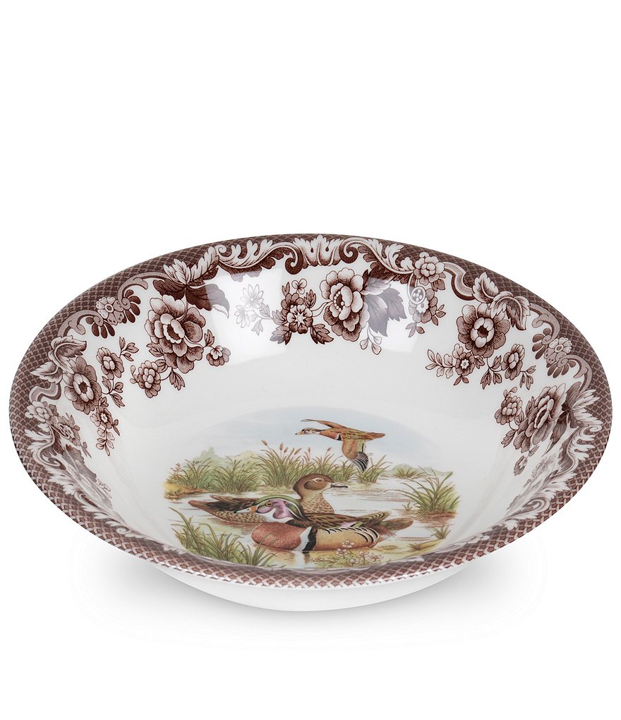 Spode Festive Fall Collection Woodland Ascot Wood Duck Cereal Bowl