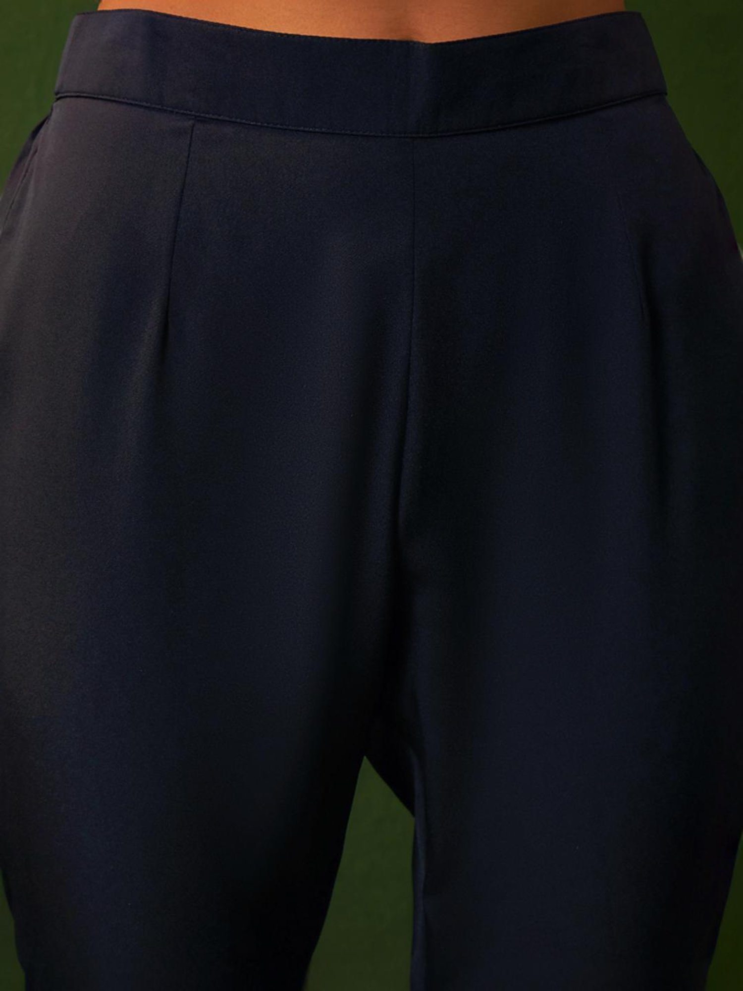 Ziyaa Blue Printed Kurta Pant Set