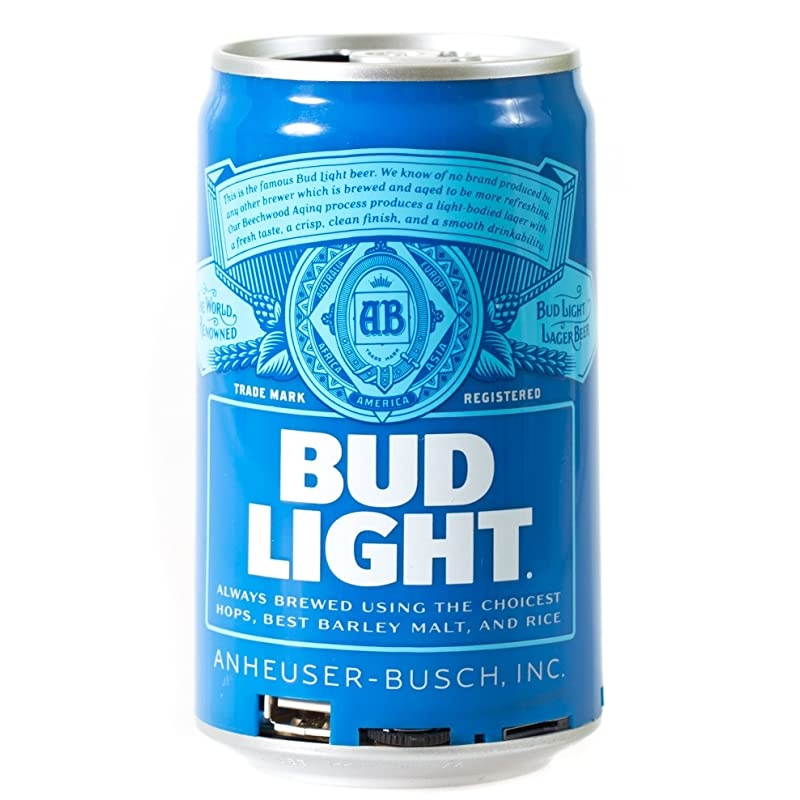 Bluetooth Can Speaker Wireless Audio Sound Stereo Beer Can Bluetooth  Music Player Portable Travel Stereo Speaker Official  Universal Speaker for all Devices Blue Bud