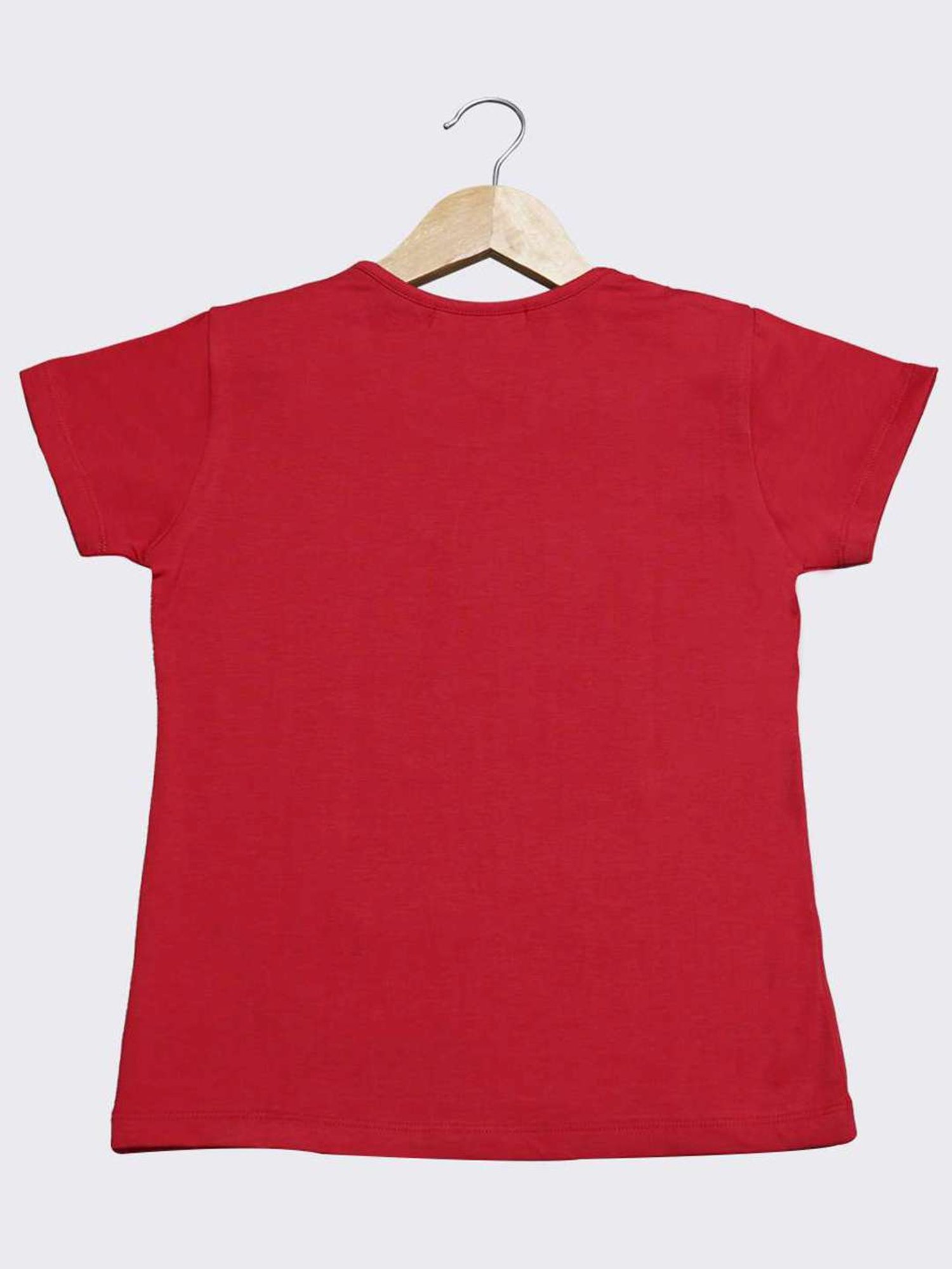 ZIAMA Kids Red Embellished Top