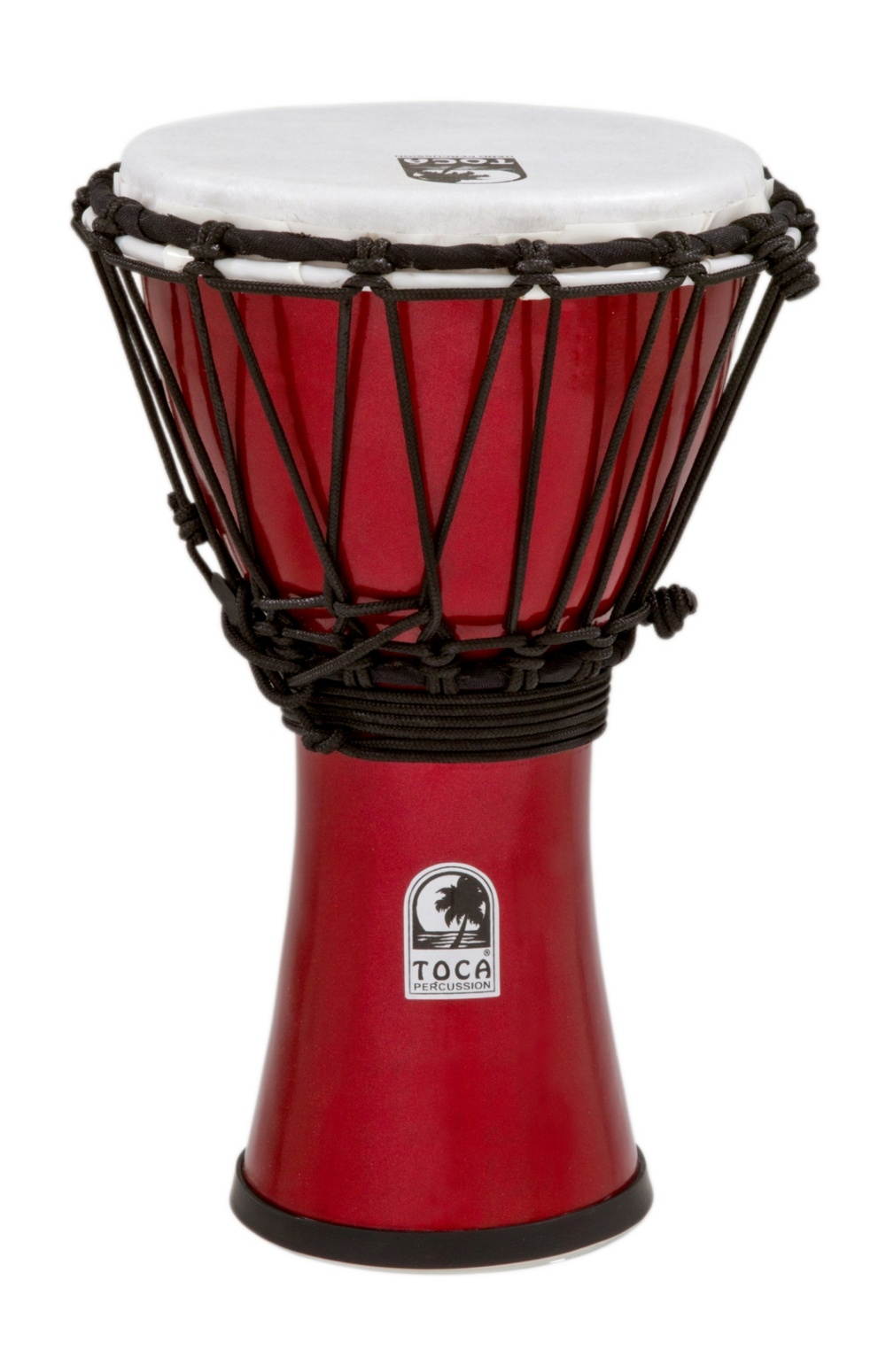 toca tfcdj7mr freestyle colorsound 7inch djembe  metallic red