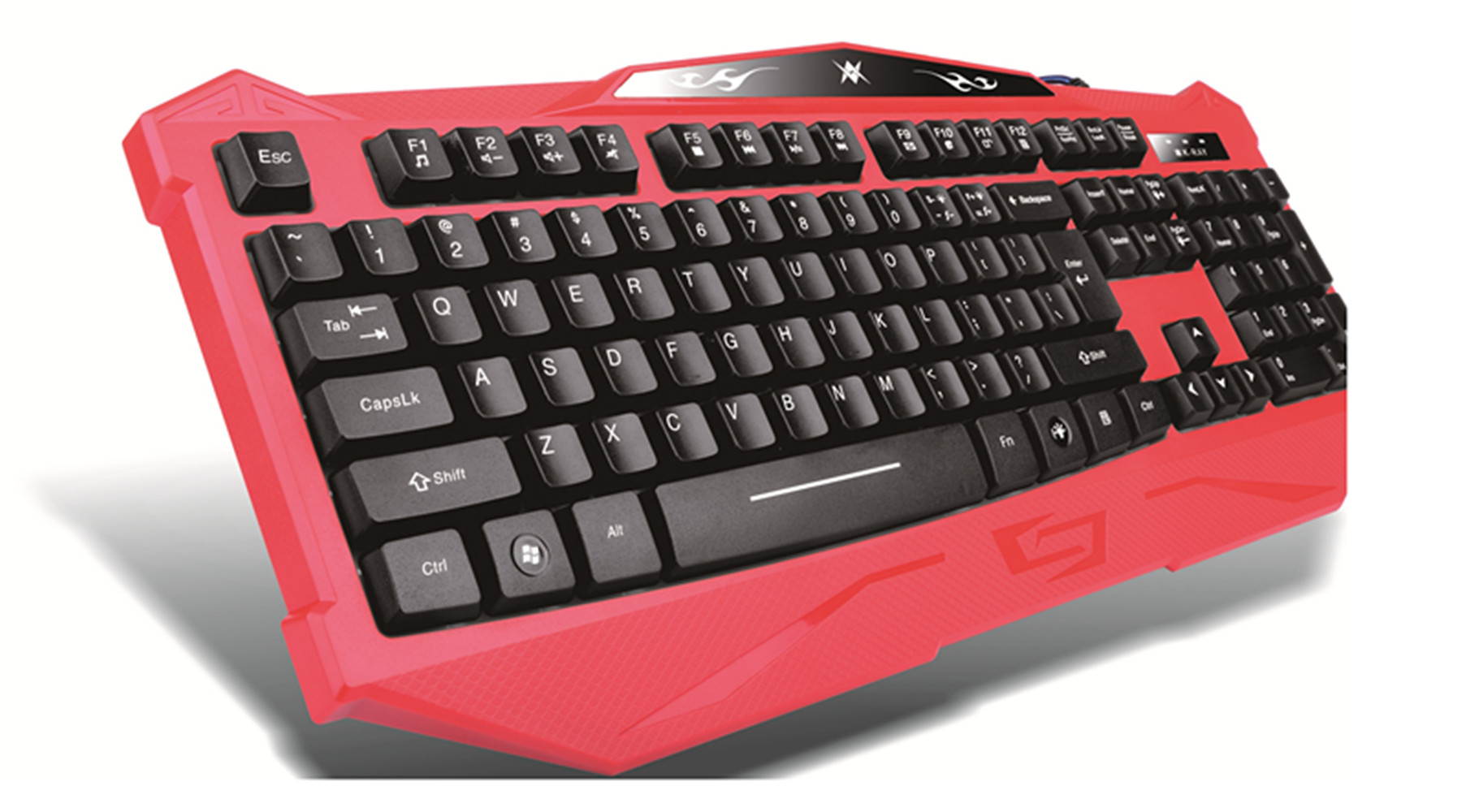 K-RAY K816 Wired Gaming Keyboard with104 Keys, Comfortable Ergonomic Design