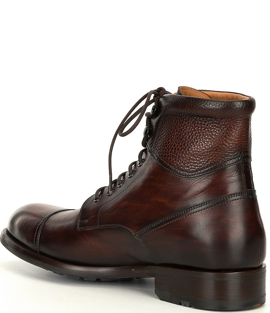 Magnanni Men's Peyton II Cap Toe Lace-Up Boots