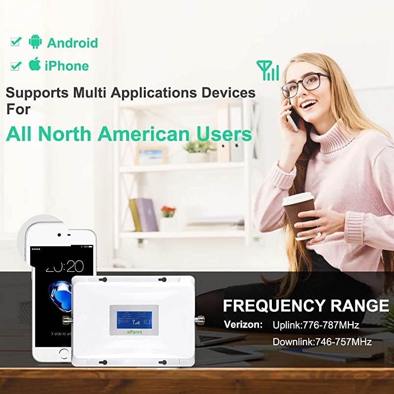 Phone Signal Booster Verizon Phone Booster Verizon Signal Booster 4G LTE Band13 700Mhz Home Signal Booster Verizon Phone Repeater ular Signal Amplifier Extender
