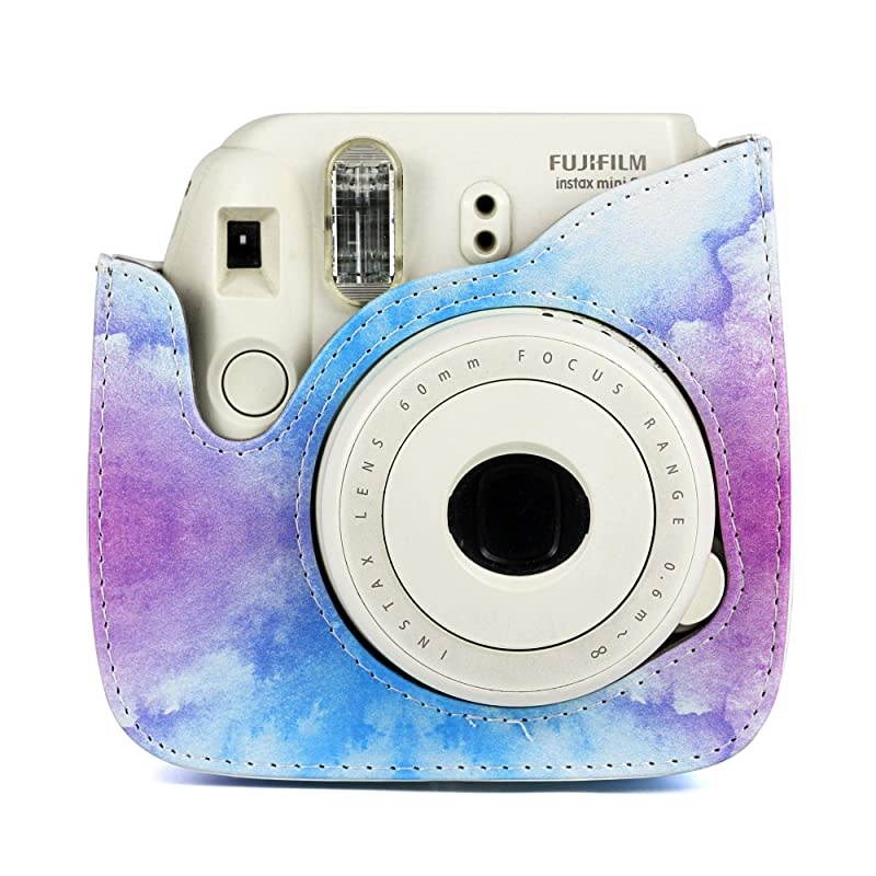 Instant Mini 11 Protective & Portable Case, Designed for Mini 11 Instant Camera Also Compatible with Mini 9, Mini 8 Instant Camera, with Adjustable Shoulder Strap. (Daisy Gypsophila)