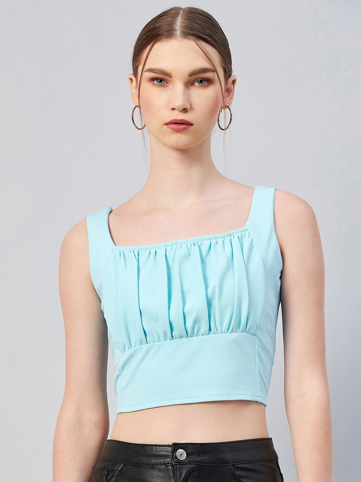 Rare Blue Crop Top