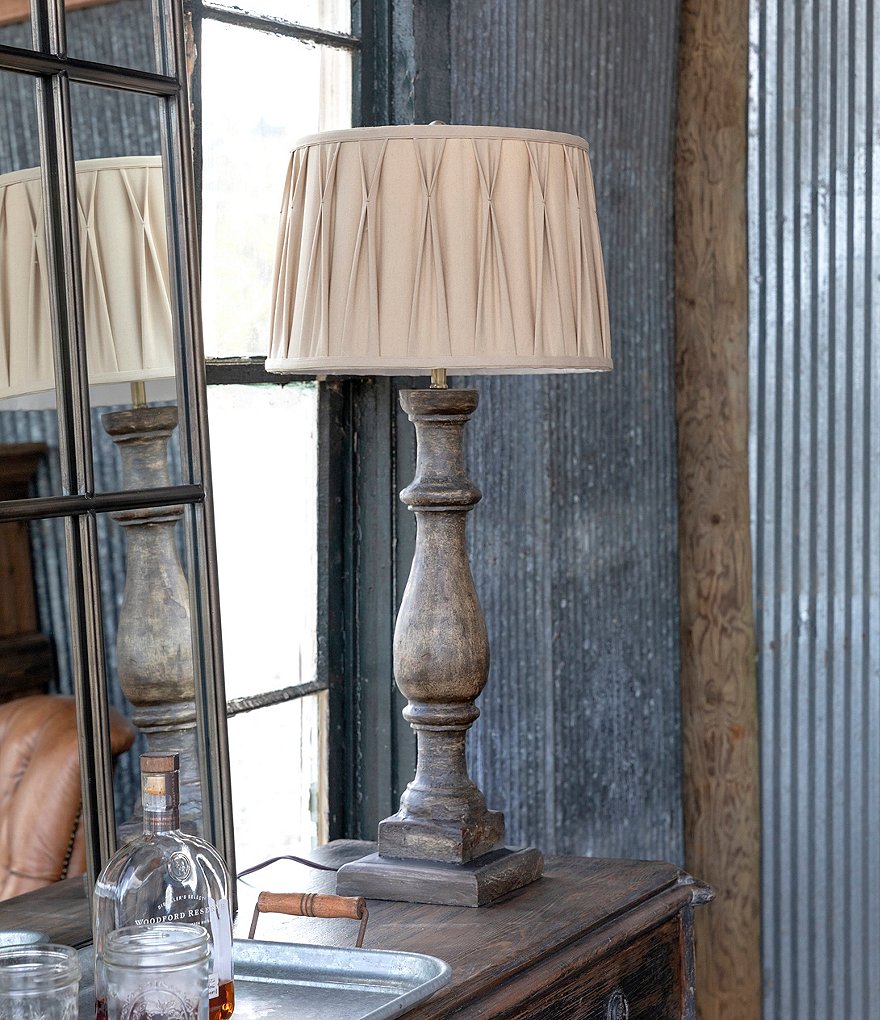 Park Hill Vintage Farmhouse Collection Column Lamp