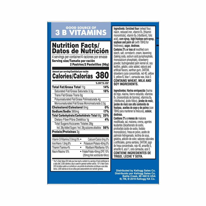 Kellogg's Pop-Tarts Frosted Strawberry Pastries - 12ct/20.31oz