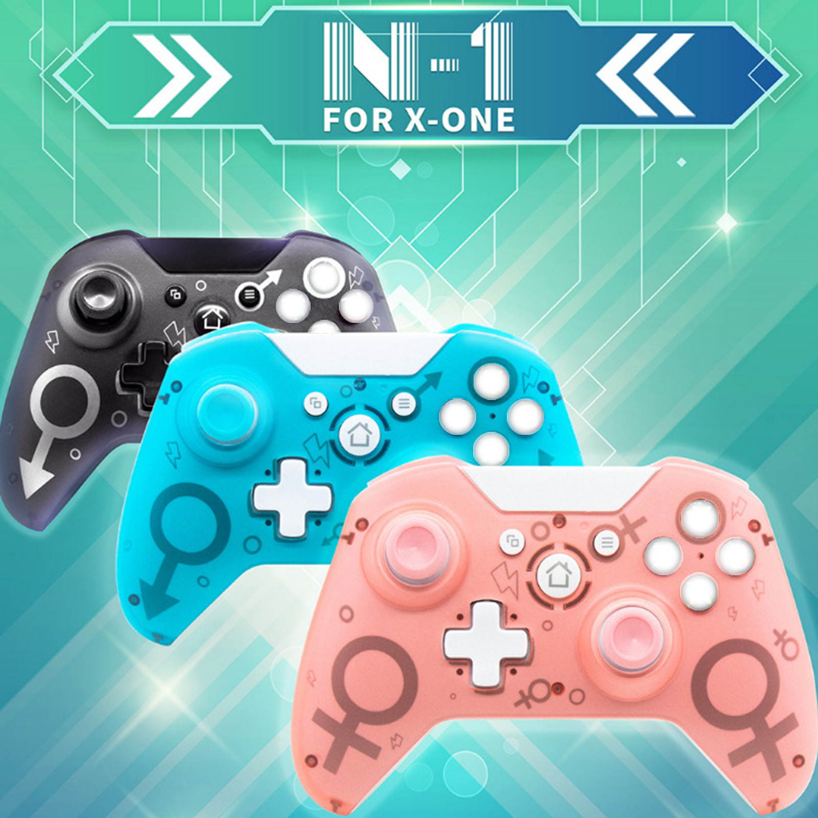 Wireless 2.4G Joystick Controller Gamepad Game Console Accessory for Xbox One