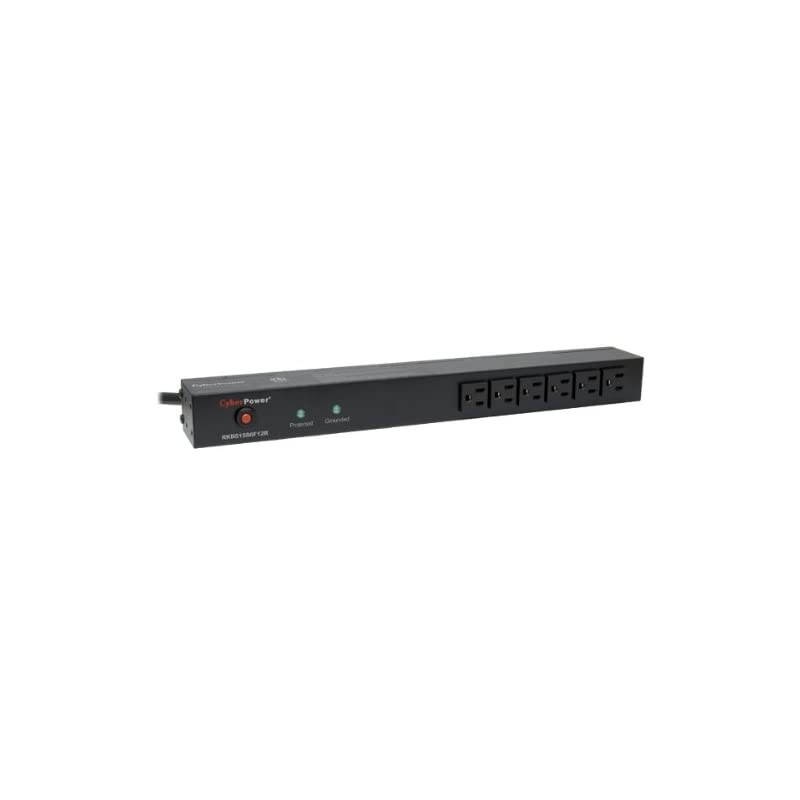 RKBS15S6F12R 15A 18Outlet 1U RM Rackbar Surge Suppressor