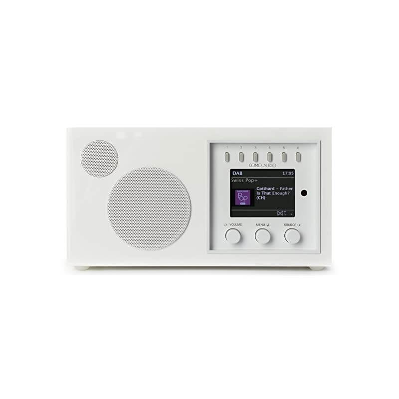 Solo - Wireless Music System with Internet Radio, Spotify Connect, Wi-Fi, FM, and Bluetooth - Piano White