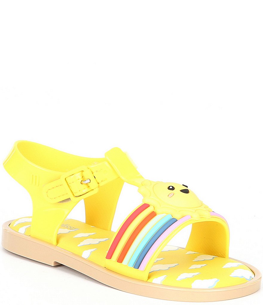 Mini Melissa Girl's Mini Mar Sunny Day Jelly Sandals (Toddler)