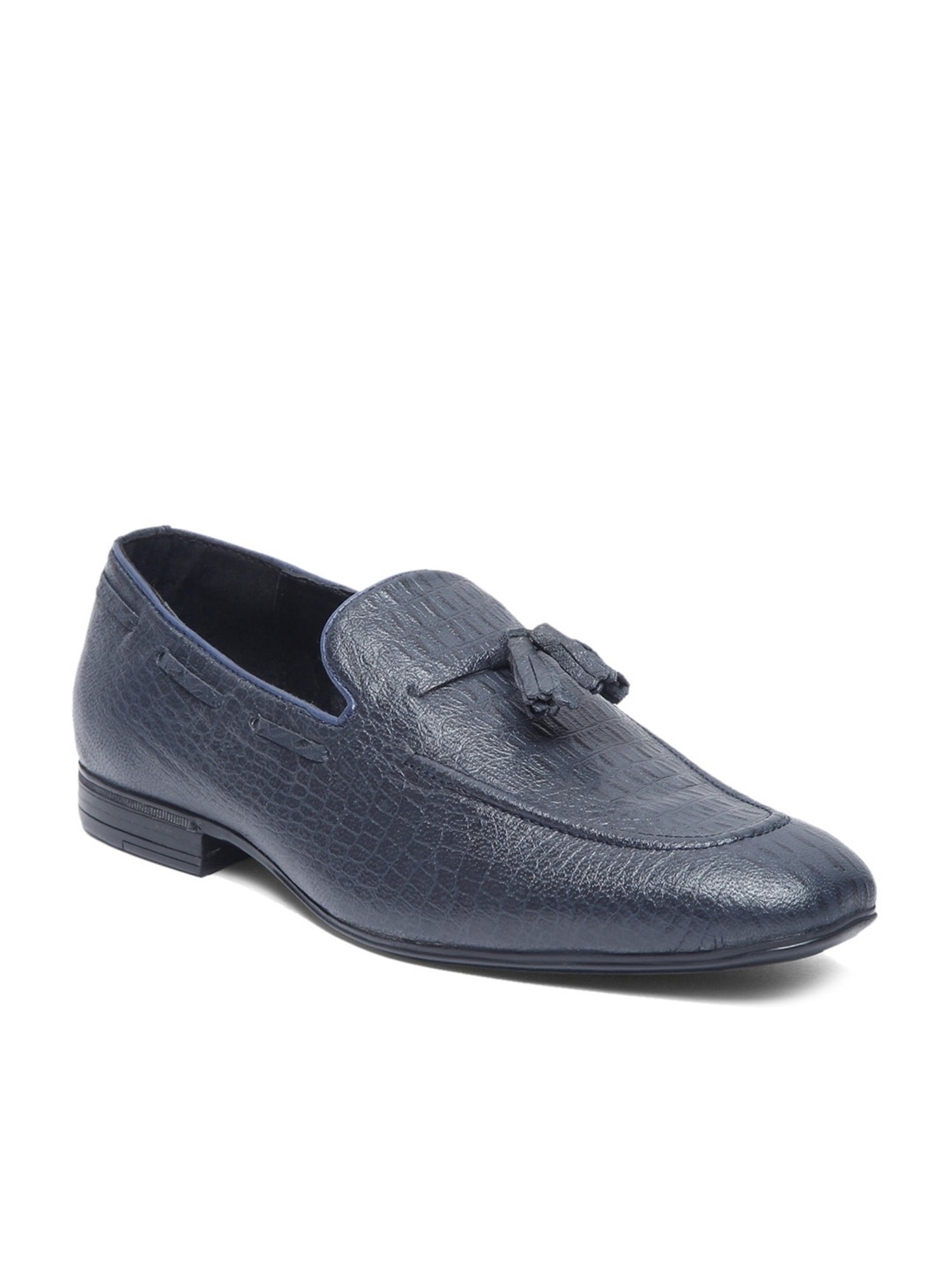 Teakwood Leathers Men's Blue Boat Shoes