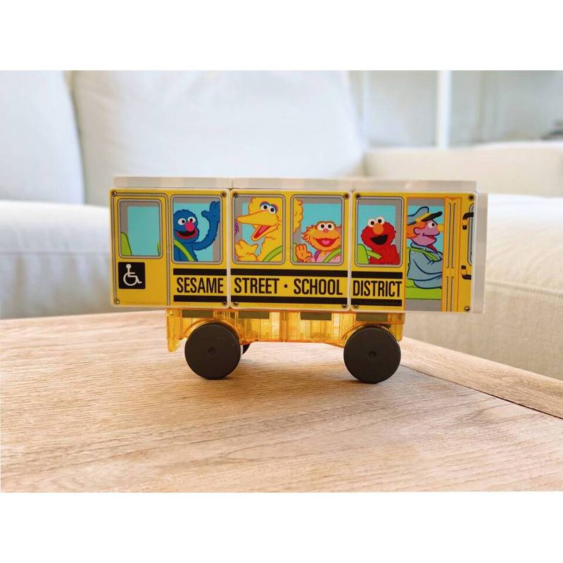 Magna-Tiles Sesame Street School Bus