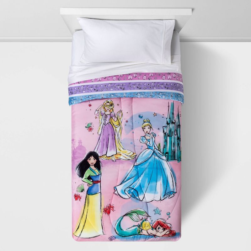 Twin Disney Princess Fairytales and Dreams Comforter
