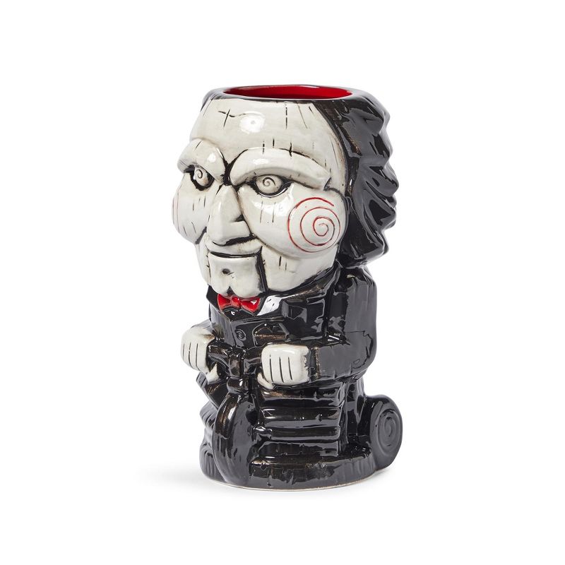 Beeline Creative Geeki Tikis Saw Billy the Puppet Ceramic Mug | Holds 19 Ounces