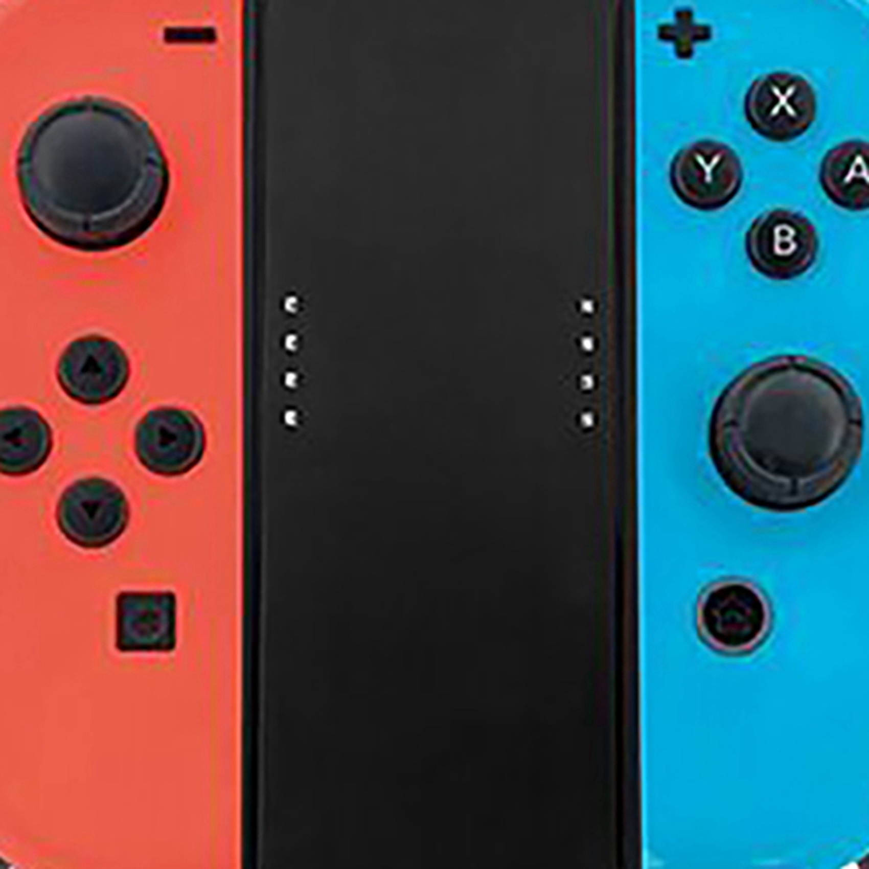 2 Pcs Game Controller Hand Grip Ns Joycon Charging Dock Station for Nintendo Switch Joysitck Charge While Play, B & A