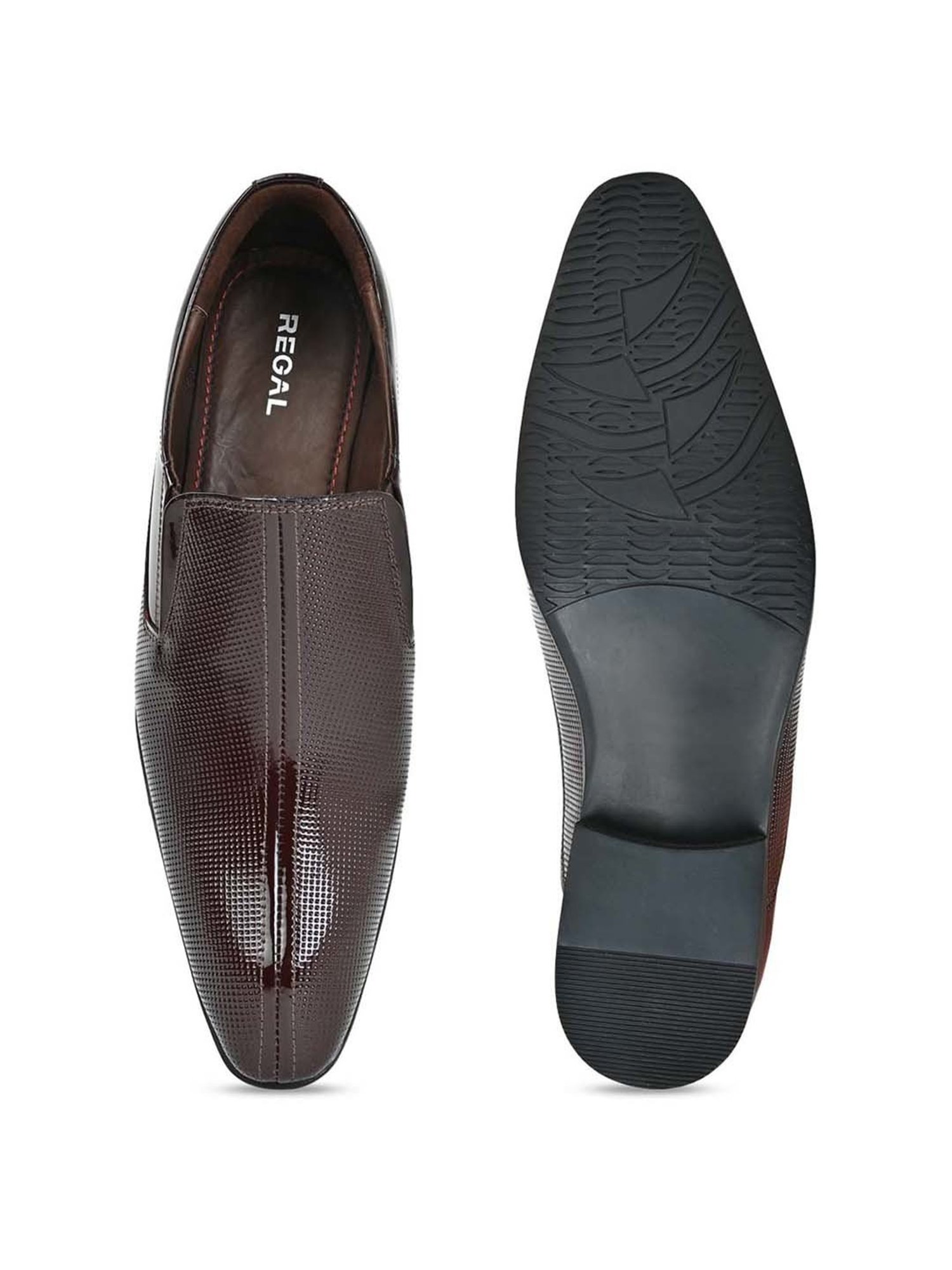 Regal Men's Maroon Formal Loafers