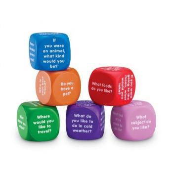 Learning Resources Conversation Cubes 7300