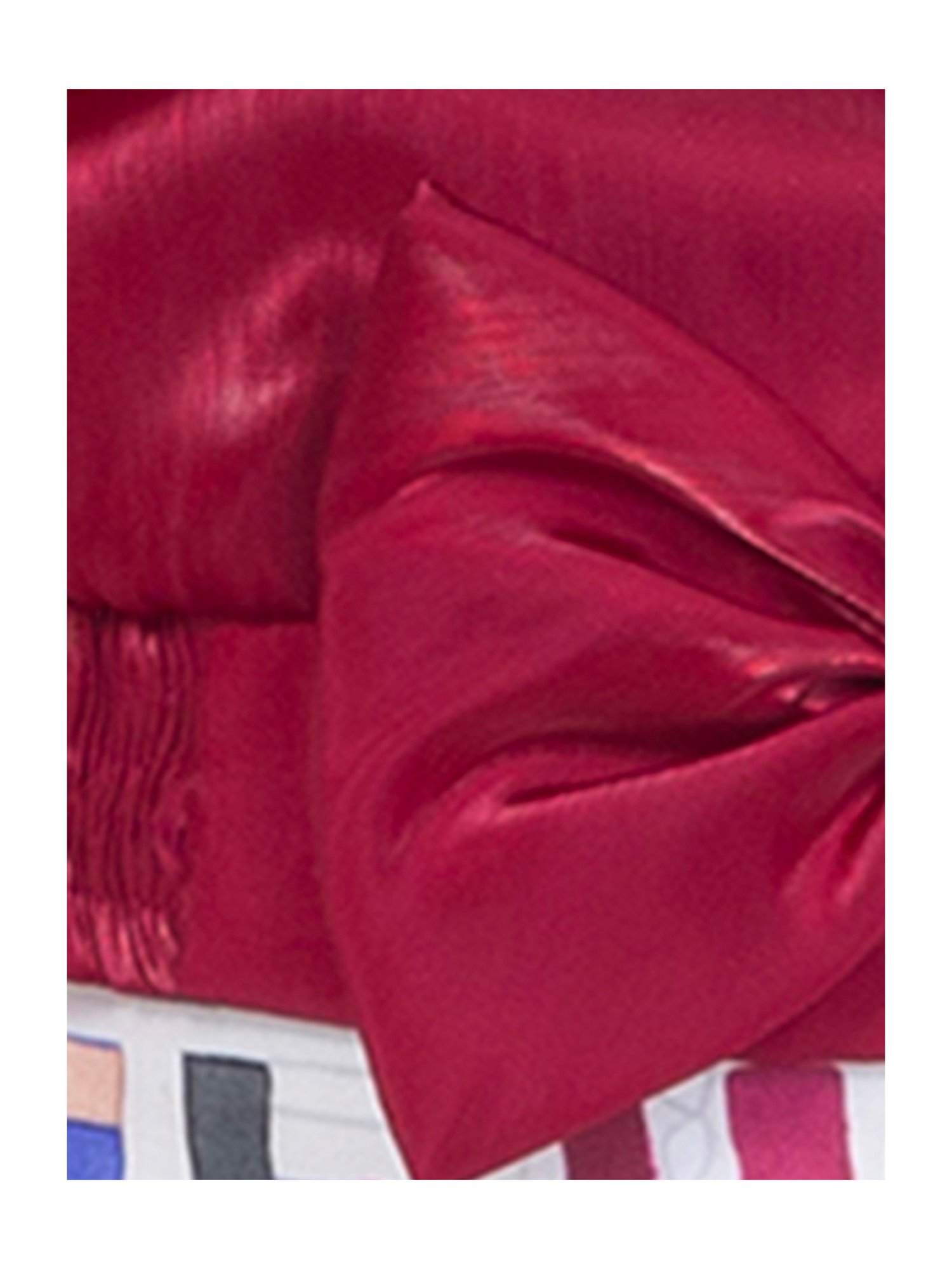 Peppermint Kids Maroon & White Printed Top with Skirt