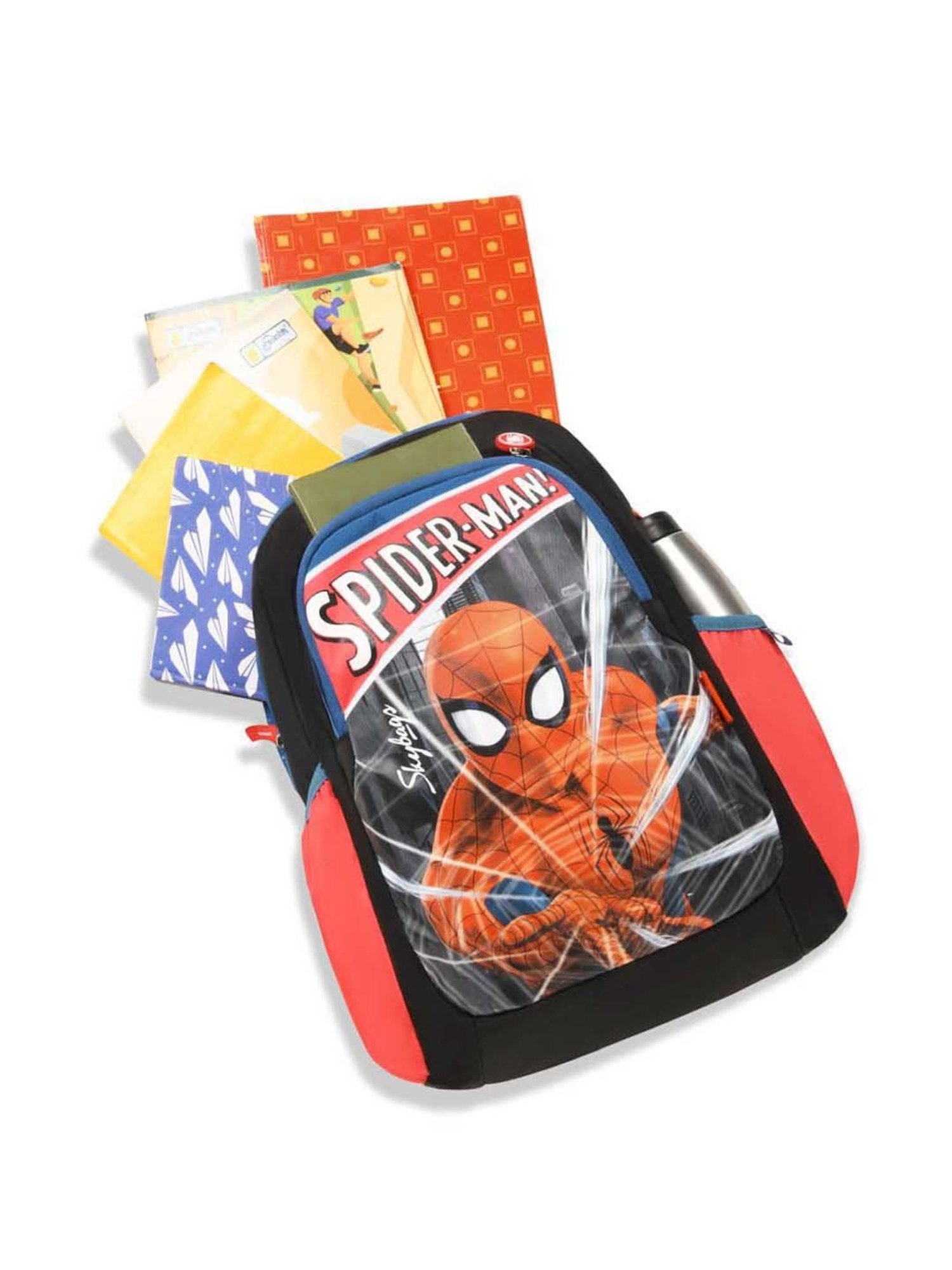 Skybags Spiderman 18 Ltrs Blue Medium Backpack