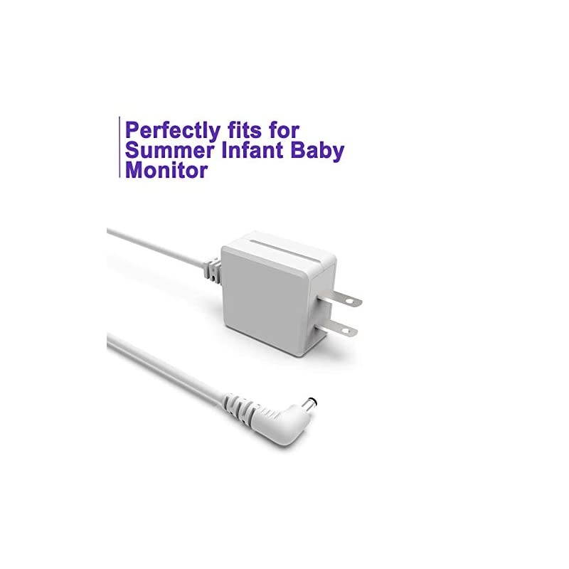 UL Listed 75Ft AC Adapter Charger Fit for Summer Infant Baby Monitor 29580 29590 29650 29740 29790 29890 Camera 29680 29690 29700 29780 29970 29980 and Others Models Power Supply Cord 75V