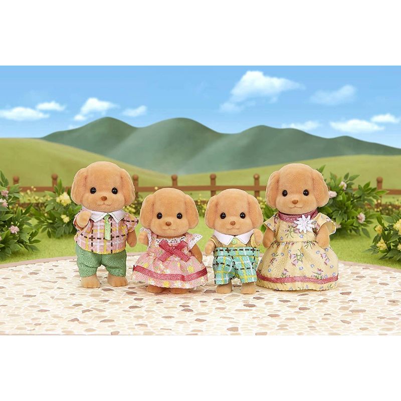 Calico Critters Toy Poodle Family