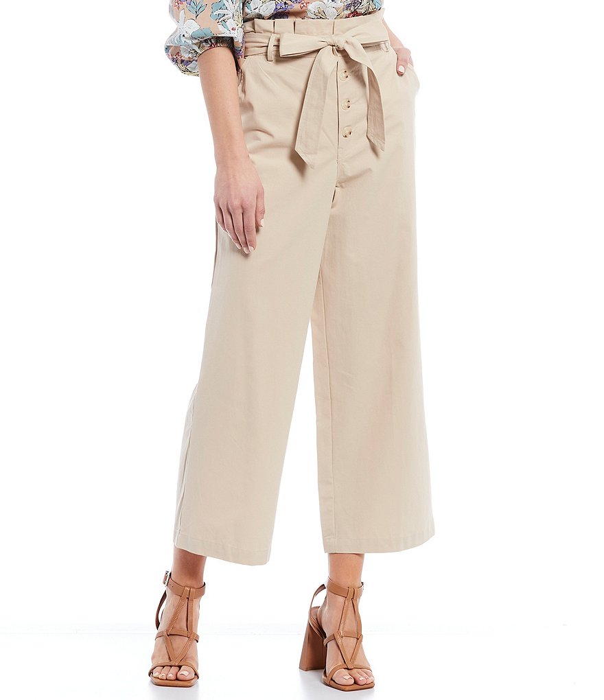 Every Pleated Flat Front Tapered Leg Chino Pants