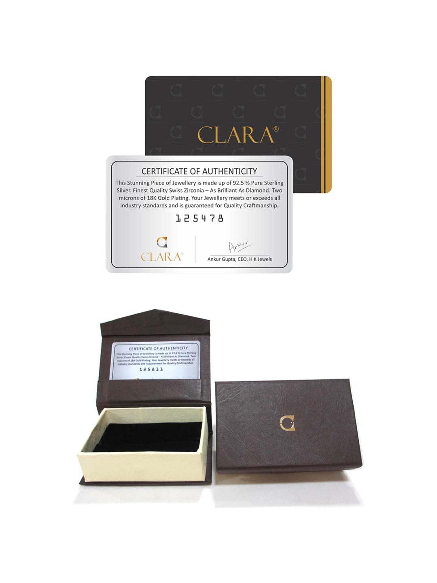 Clara 92.5 Sterling Silver Rhodium-Plated Swiss Zirconia Ichika Earrings