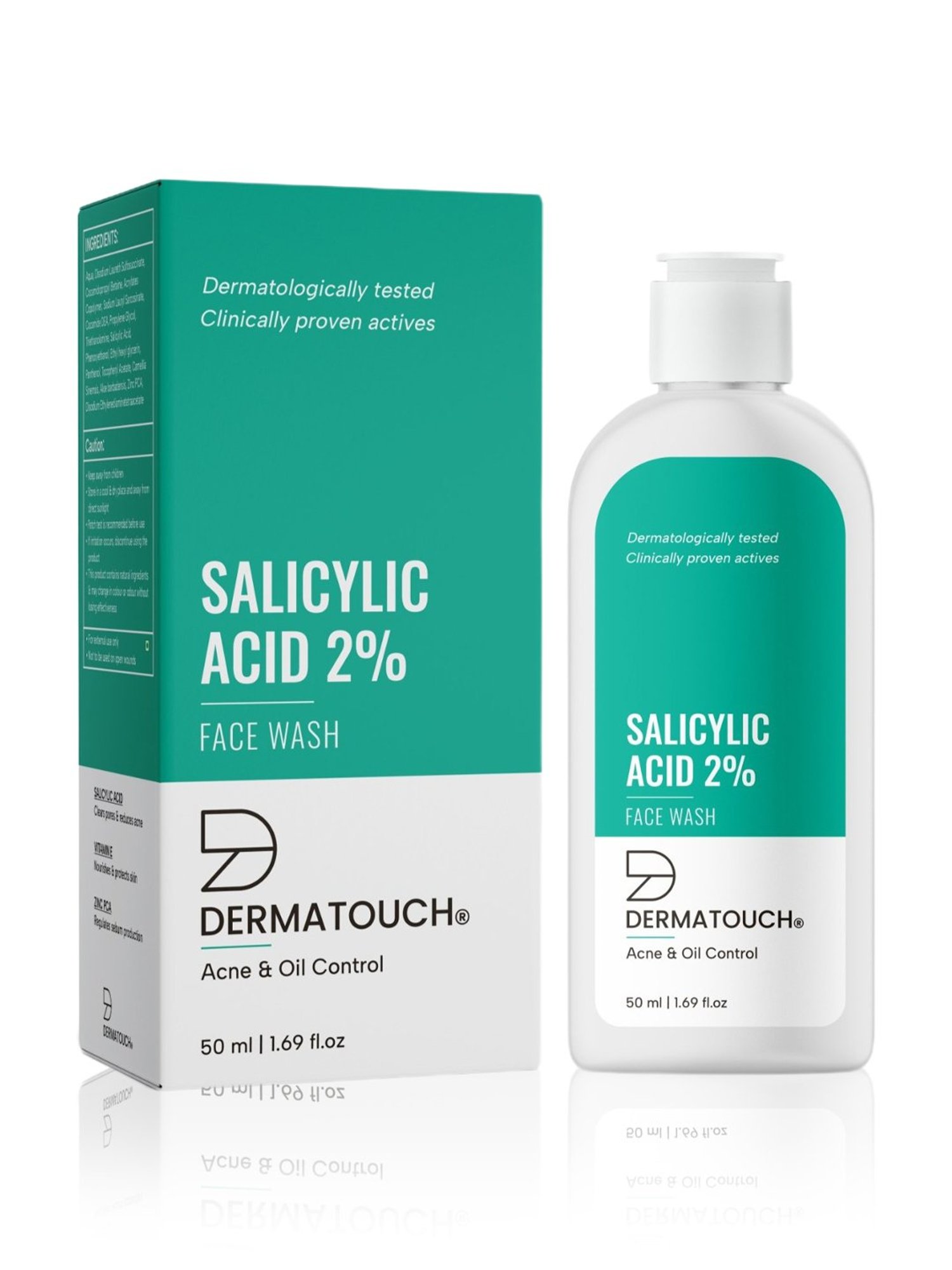 DERMATOUCH Salicylic Acid 2% Face Wash - 50 ml