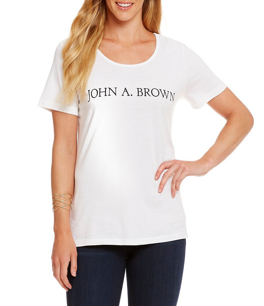 Heritage John A. Brown Logo Tee