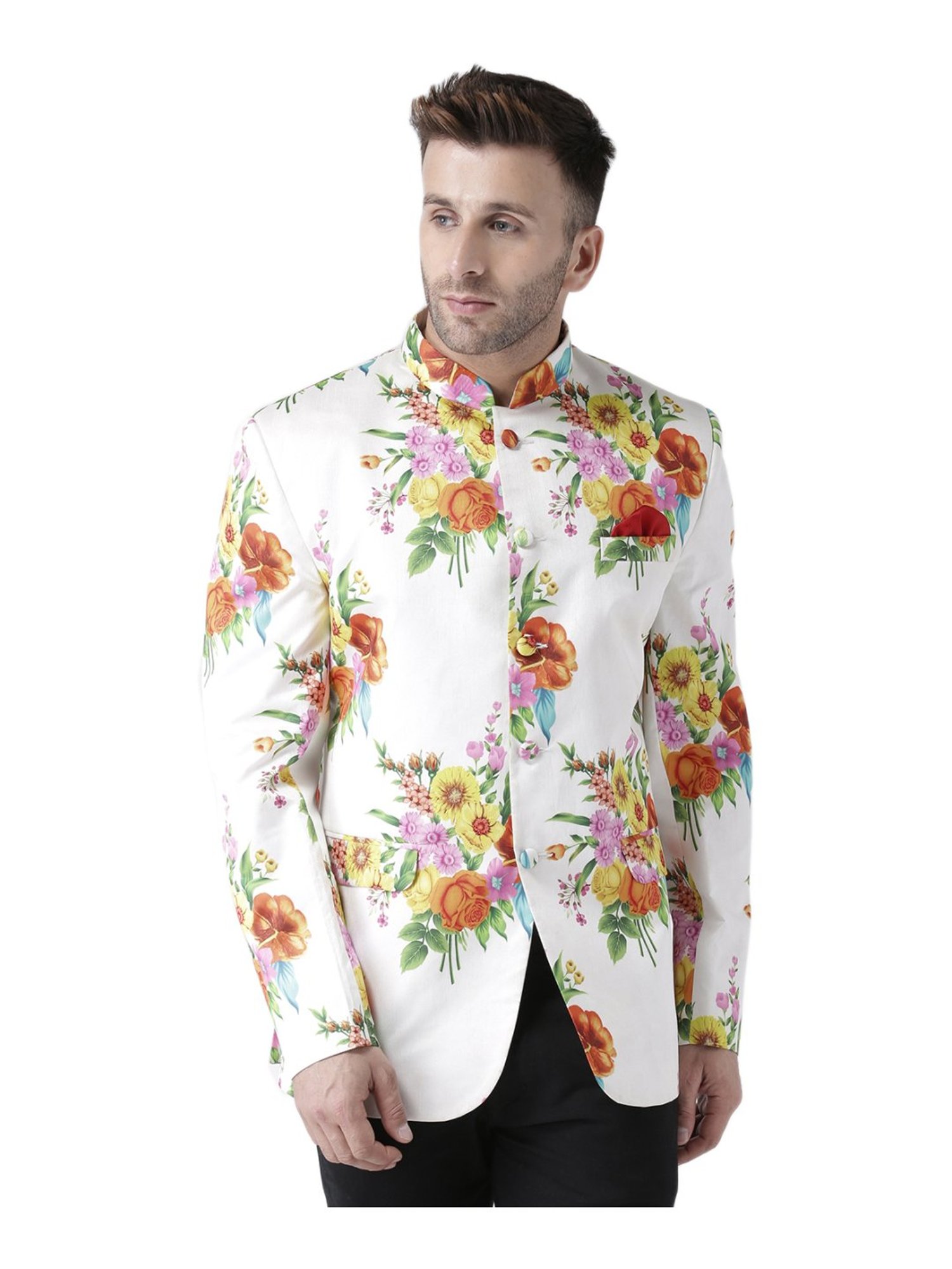 Hang Up Multicolor Regular Fit Printed Blazer