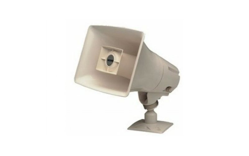 Valcom IP Talkback Horn, Gray, Part No# VIP-148AL-GY-IC