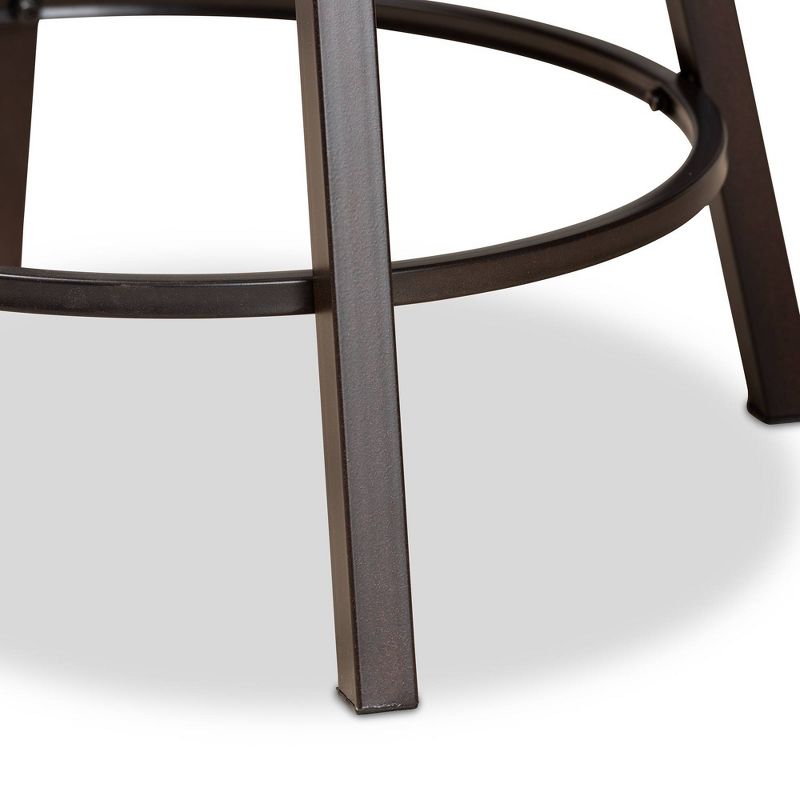 Ladder Barstool Seat Black - Riverstone Furniture Collection