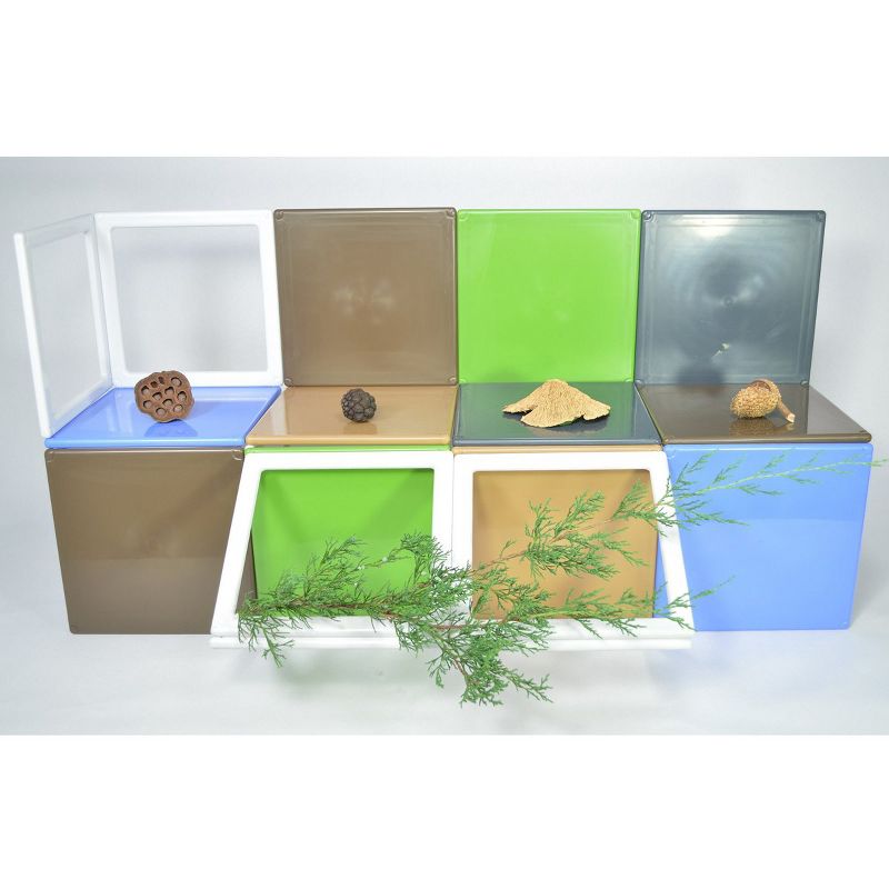 Panelcraft Earth Solids Magnetic Building Set  - Set of 19