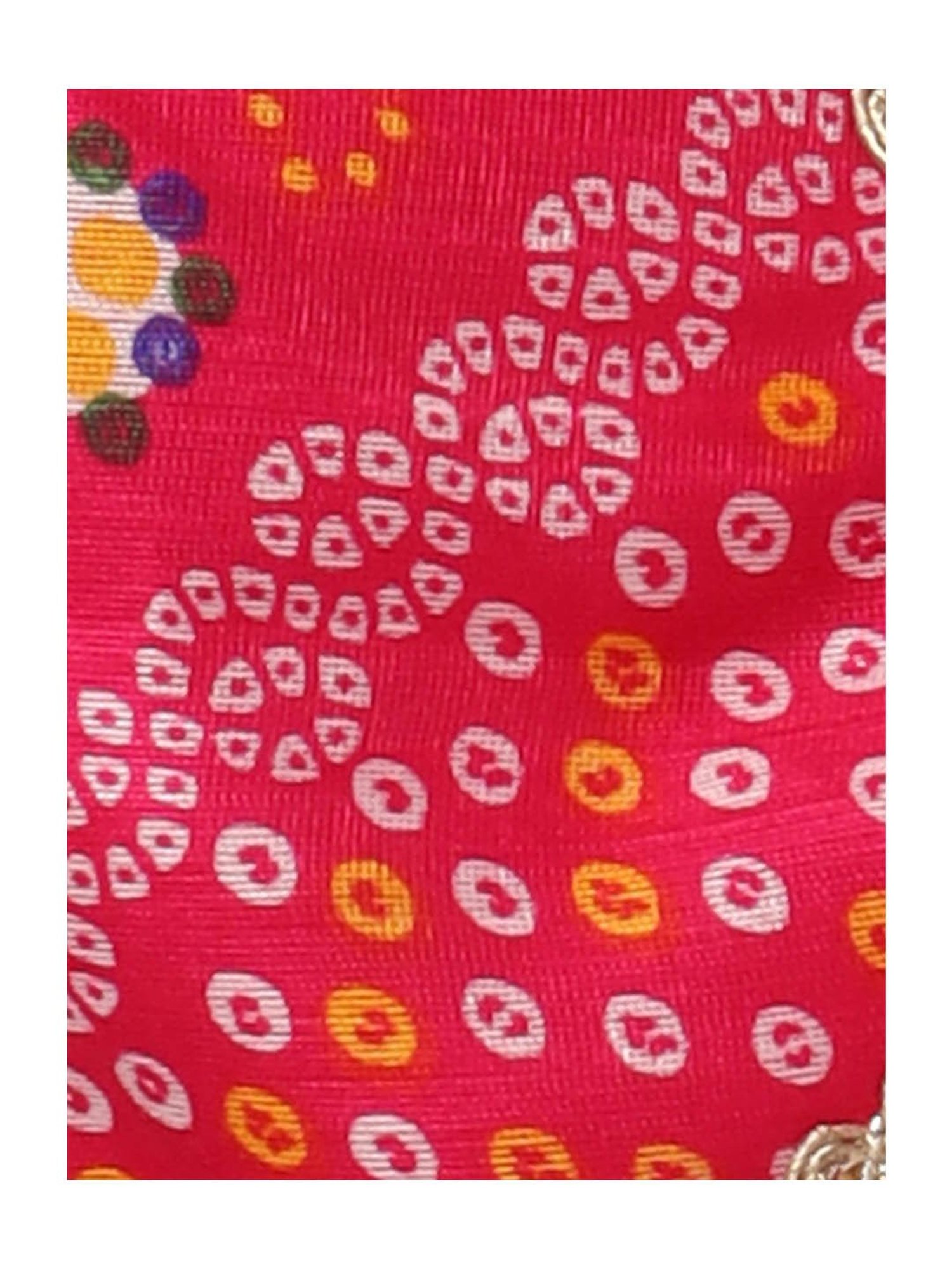 Many Frocks Kids Pink Printed Lehenga with Choli and Dupatta