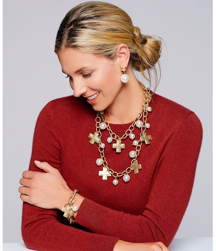 Southern Living Pearl Drop Earrings