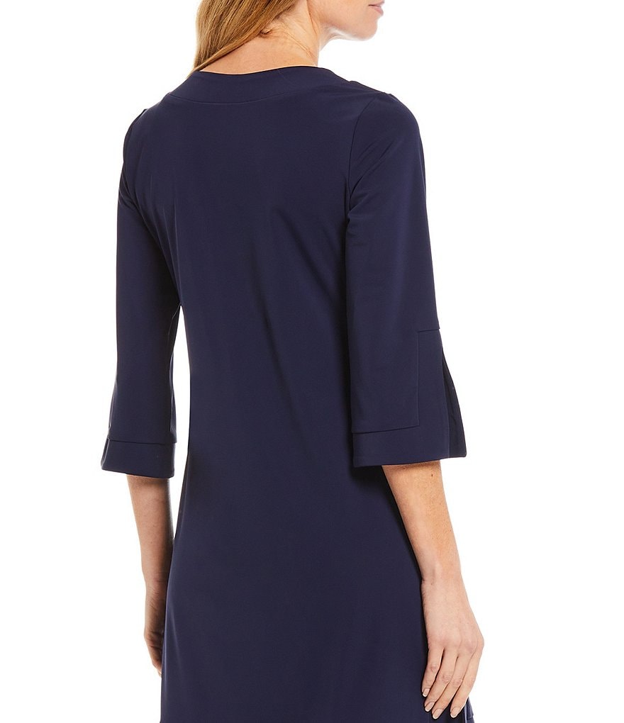 Jude Connally Megan Short Sleeve Split Round Neck Dress