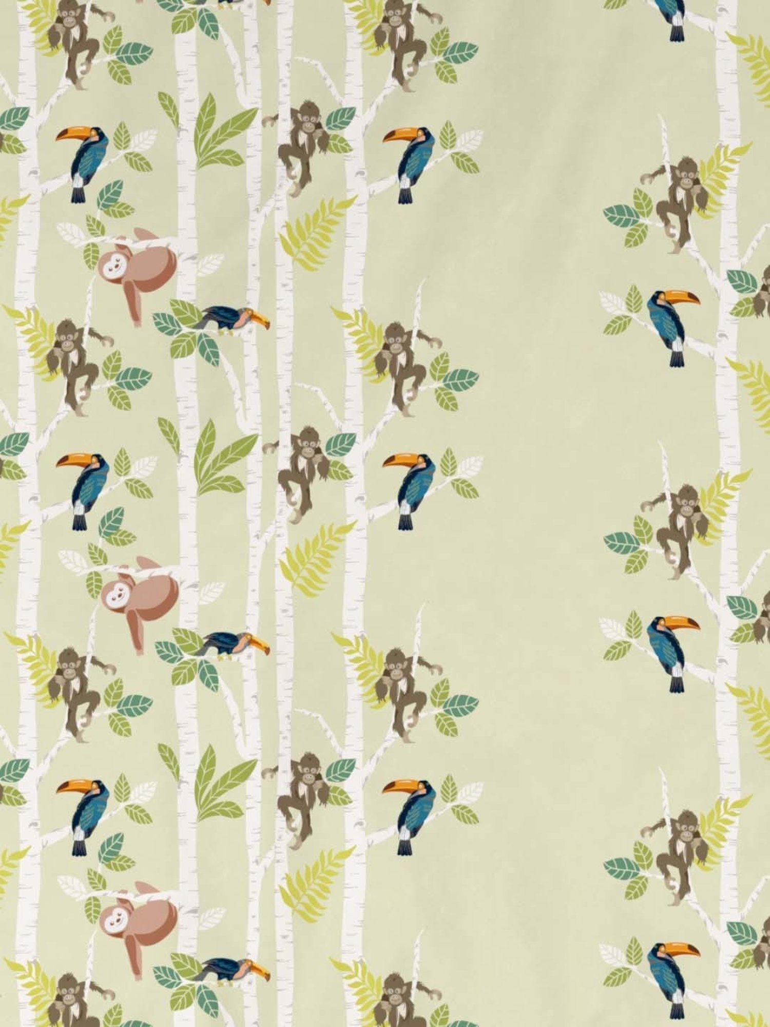 Living Roots Printed Grey 300 TC Cotton Single Diwan - Set of 8