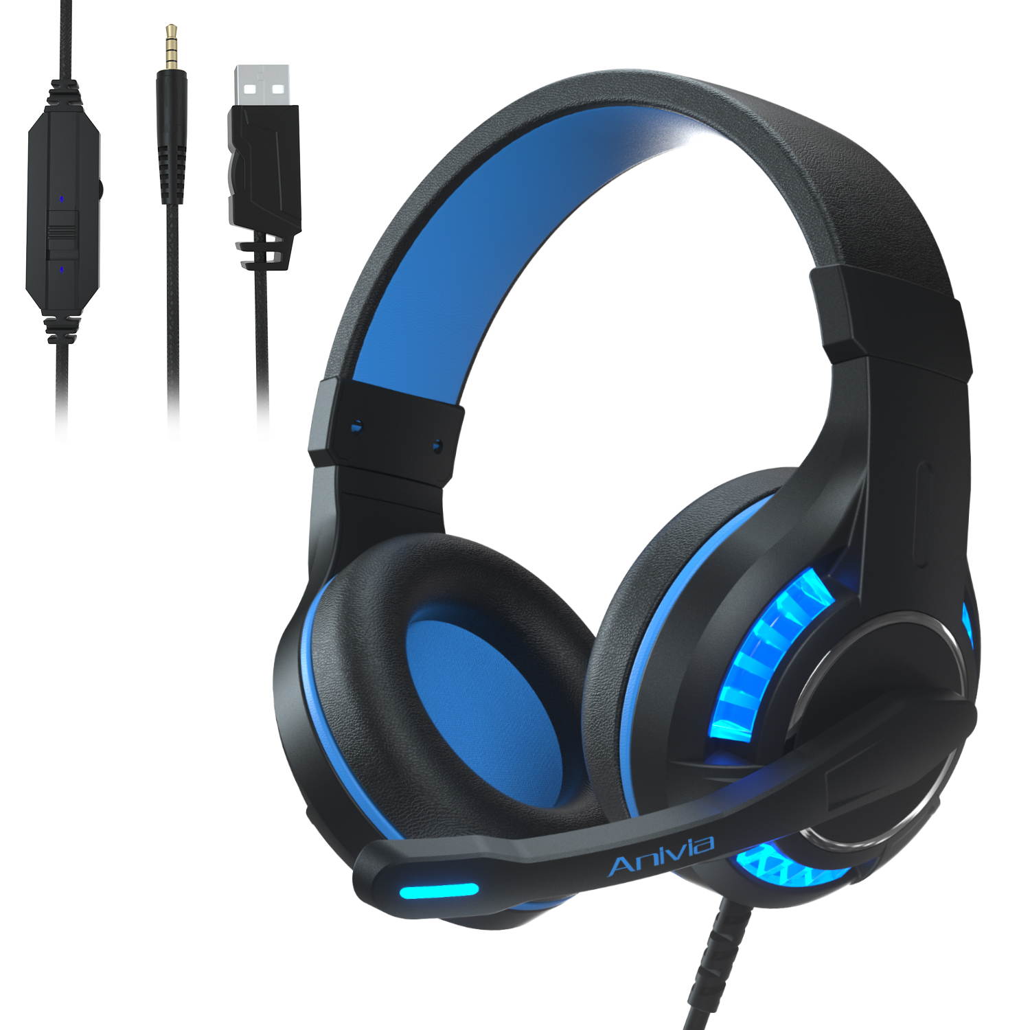PC Gaming Headset with Mic, PS4 Gaming Headset,Stereo Gaming Headphone for PS4, Xbox One, Nintendo Switch, PC, Mac, Laptop, Android,Smartphone, Tablet(MH601/BLUE) &hellip;