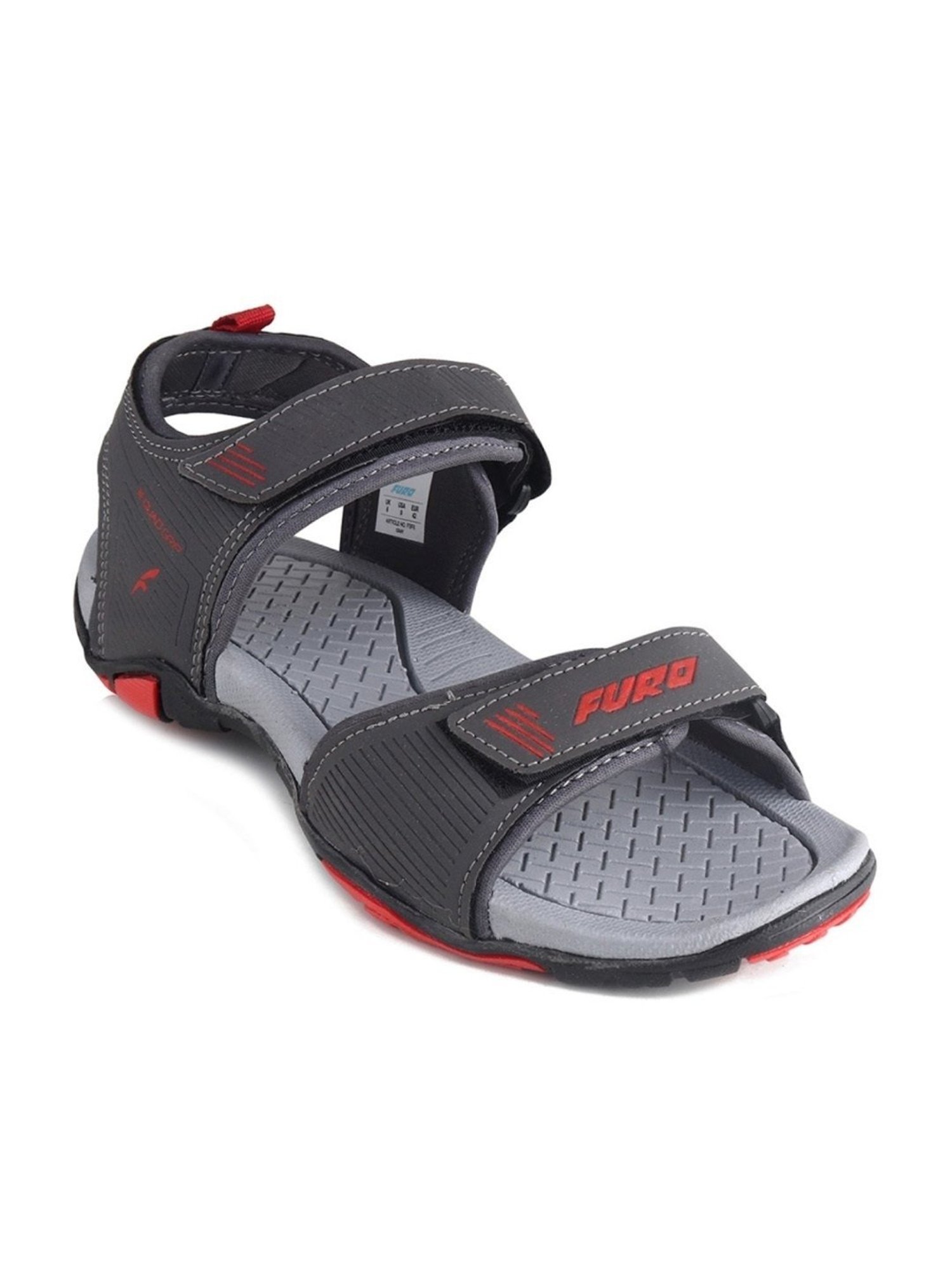Furo by Red Chief Men Grey Floater Sandals