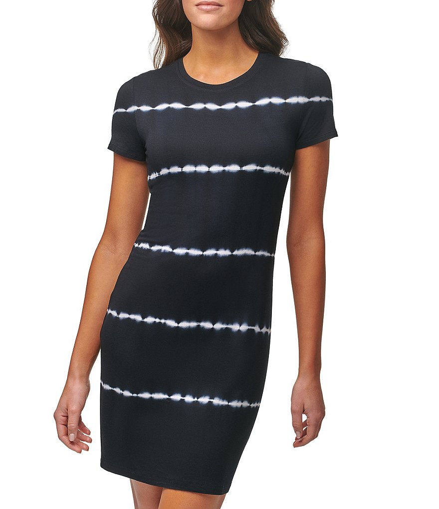 Anne Klein Sport Carlita Jewel Neck Sleeveless Midi Shift Tank Dress