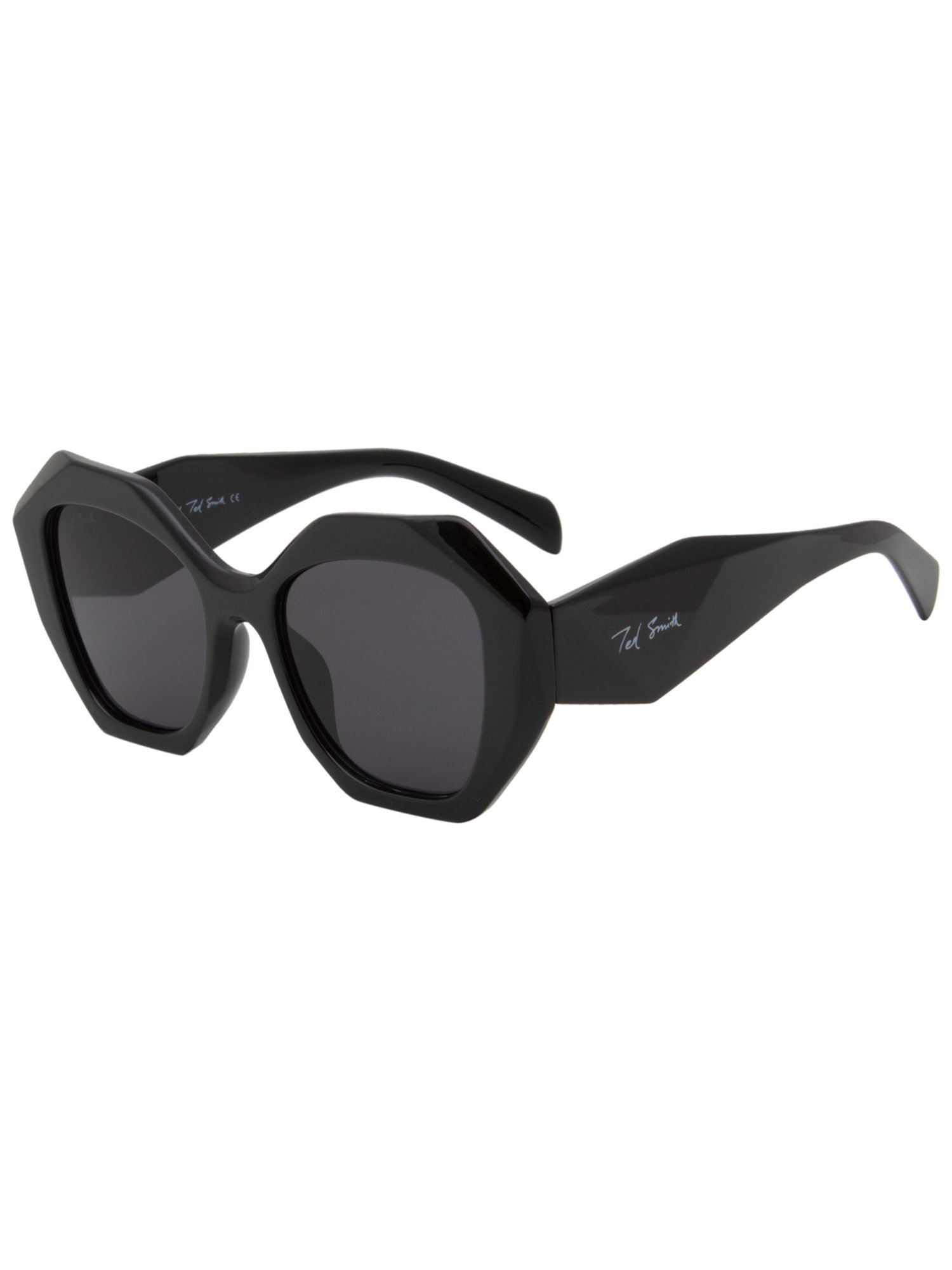Ted Smith Grey Cat Eye UV Protection Sunglasses for Women