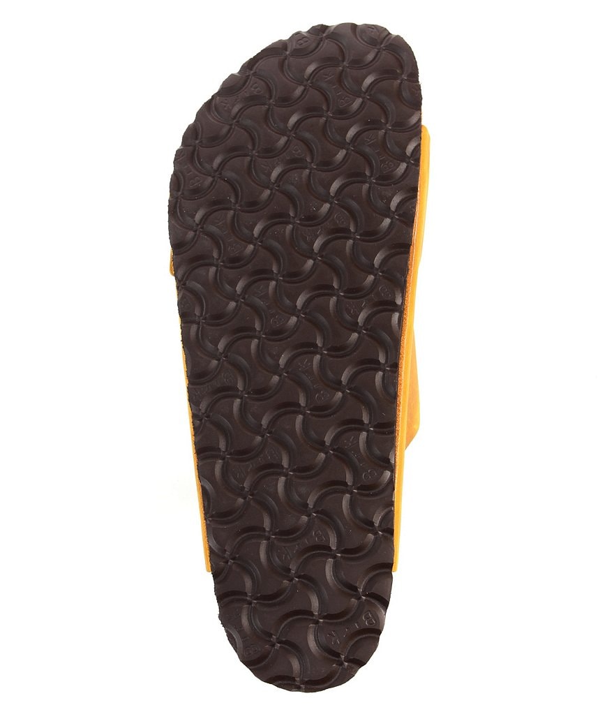 Birkenstock Arizona Men's Oiled Leather Soft Footbed Slip On Sandals