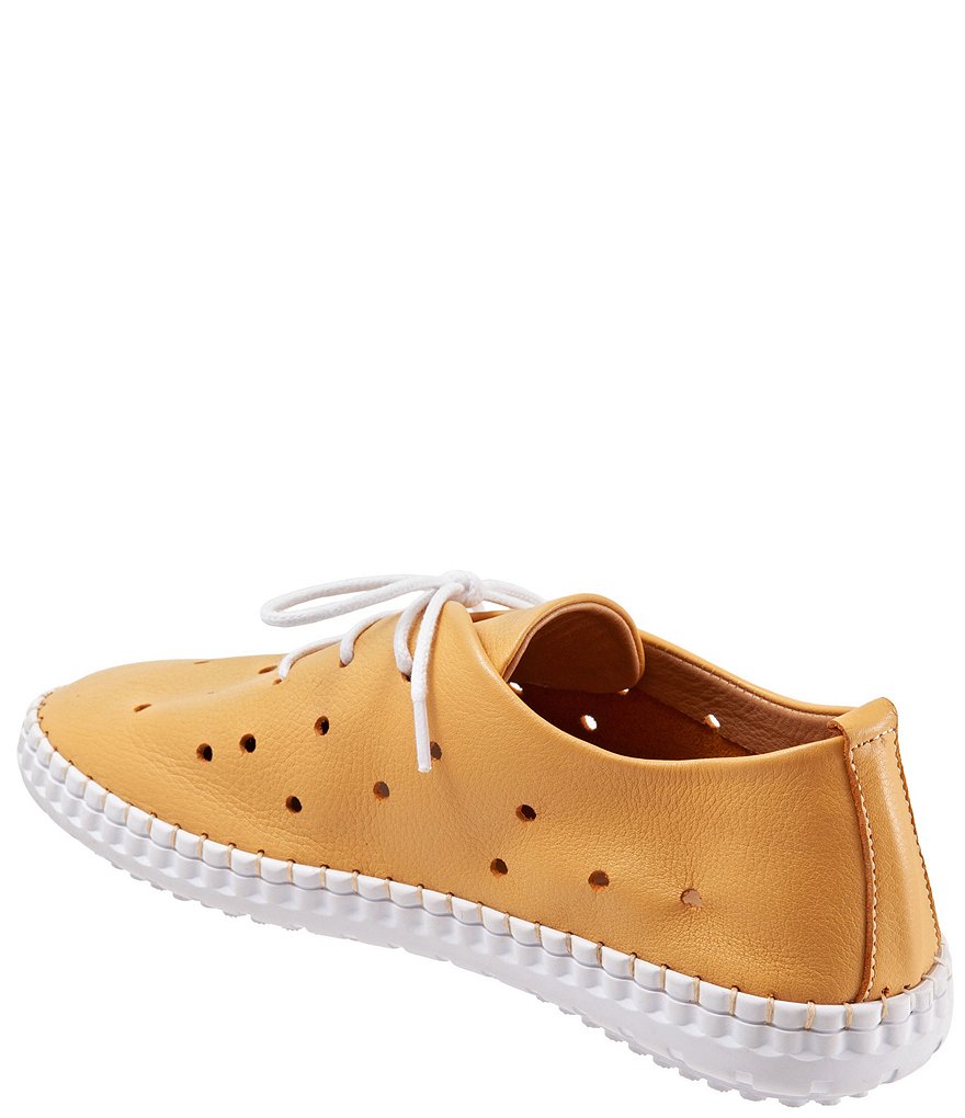 Bueno Dallas Perforated Leather Sneakers