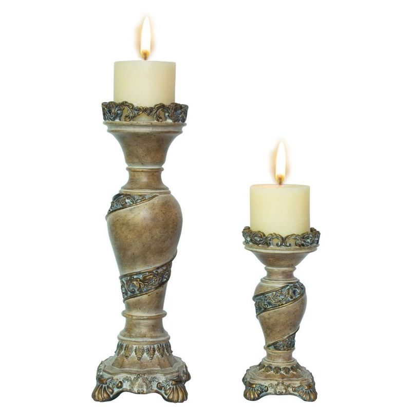 11"/14"H Candleholders (Set of 2)