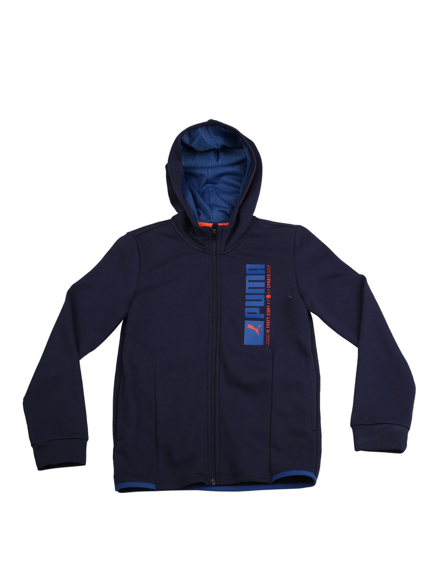 Puma Kids Active Sports Navy Printed Jacket