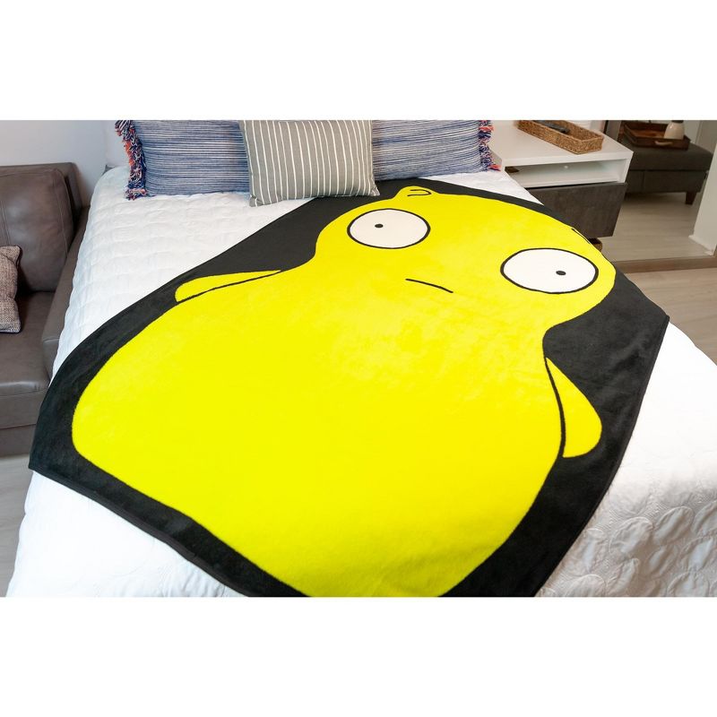 Surreal Entertainment Bobs Burgers Kuchi Kopi Fleece 45x60 Blanket